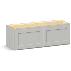 RELIABILT Parkstone II Wall Cabinet, Light Gray, 36" W, 2 Doors, Fully Assembled - 641331 | Lowe's Pro Supply